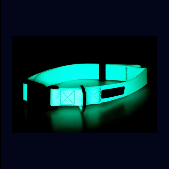Pailkka Black and Blue glow in the dark collar. - Picture 4 of 4